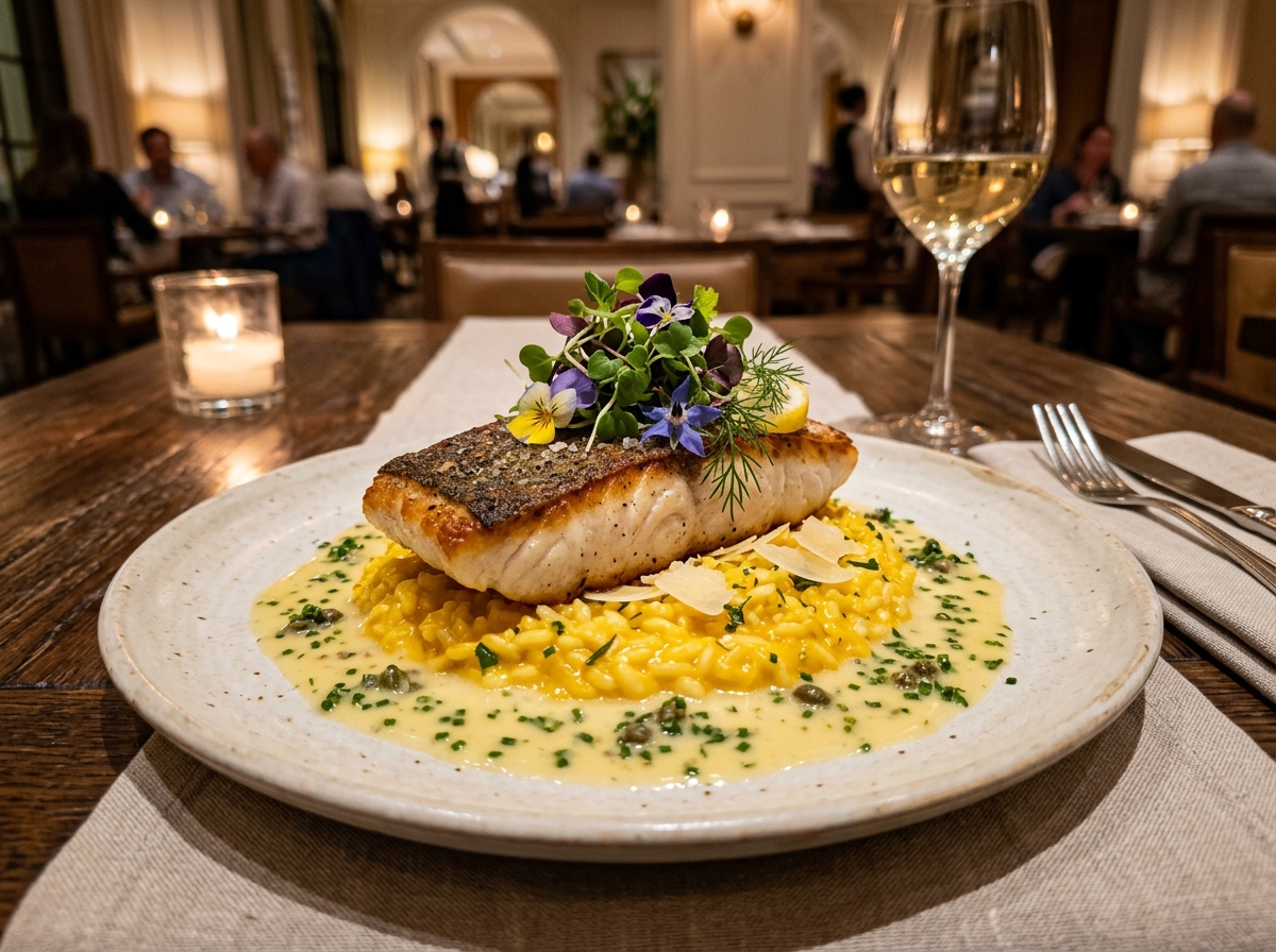 Pan-Seared Sea Bass
